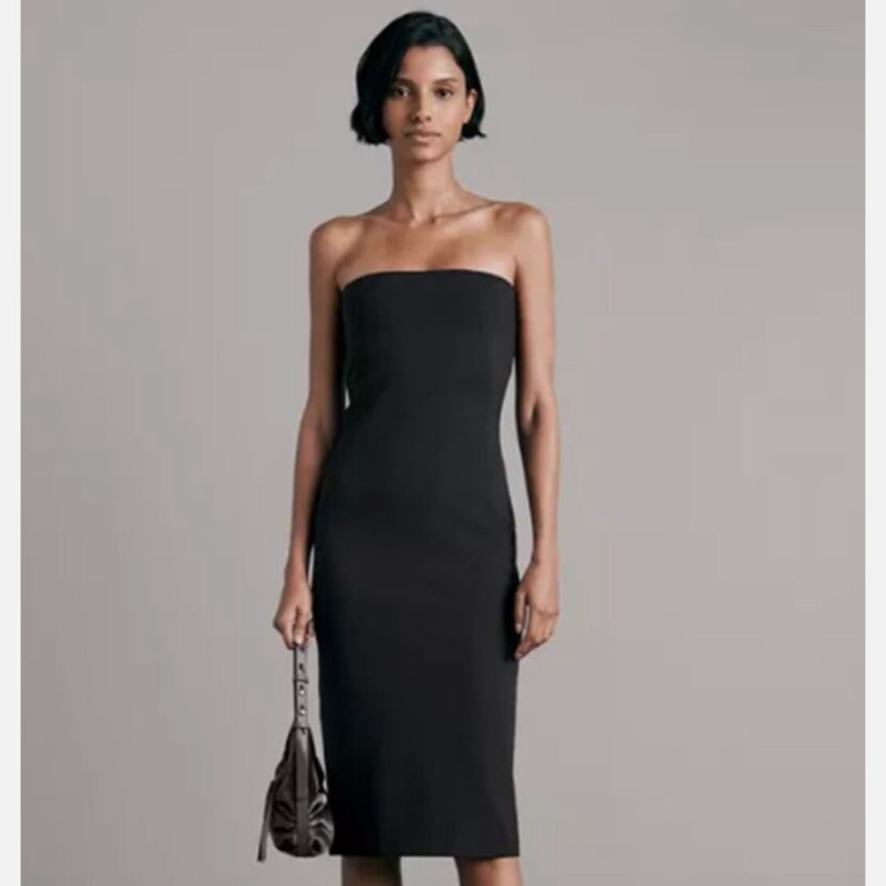 Rag and Bone Black Strapless Sheath dress, XS